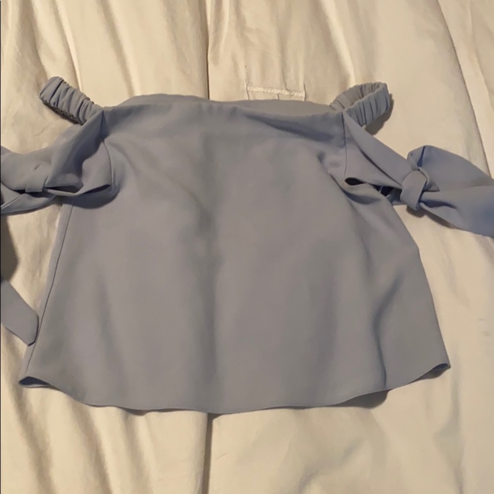 Top shop Off shoulder top with ties